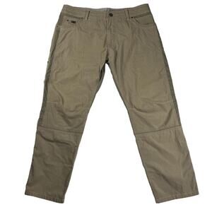 KUHL Radikl Pants Dark Khaki  Hiking Outdoors Sport Size 38x30 See Small Spots